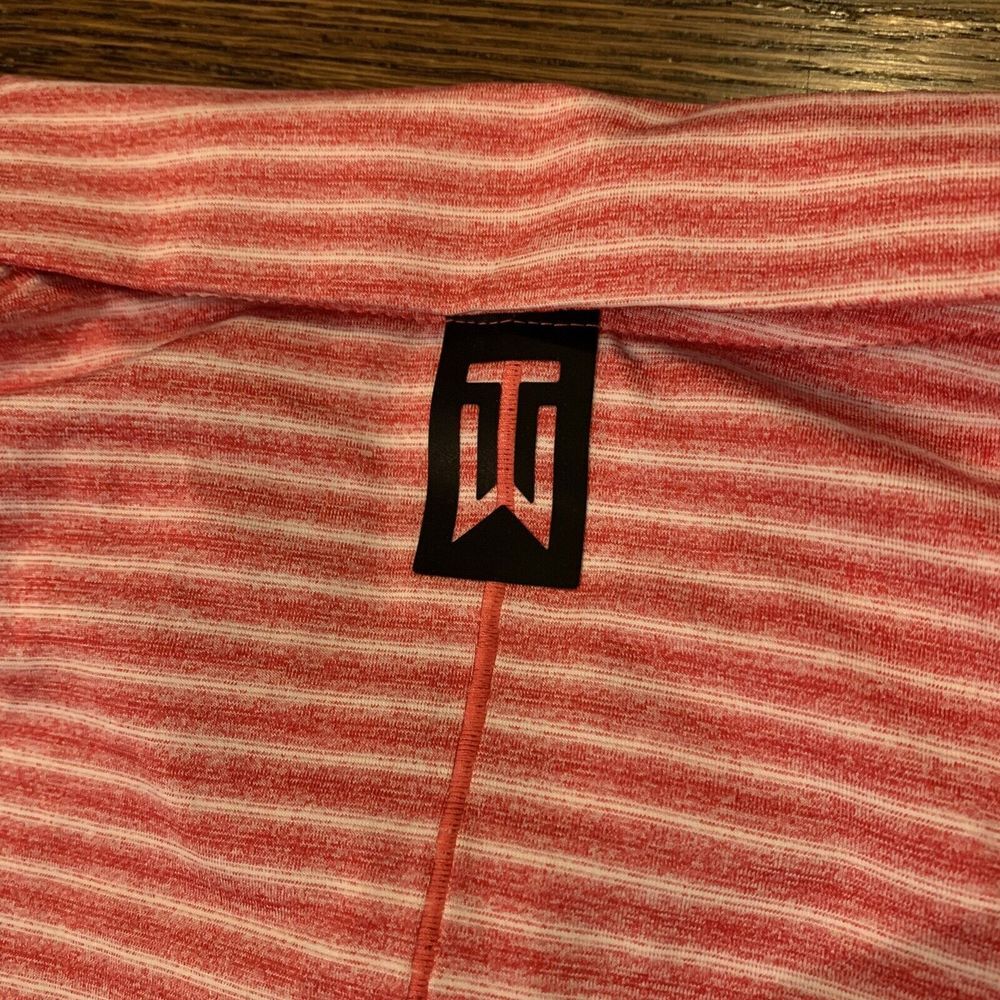 Tiger Woods Nike Golf Recent Polo EUC Red XL